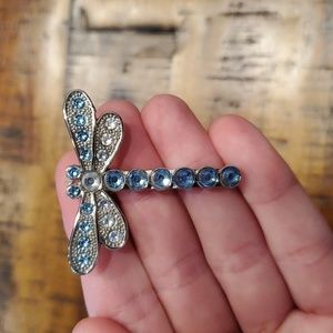 Blue Dragonfly Clip